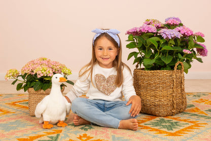 Oie debout 31 cm - peluche - peluche