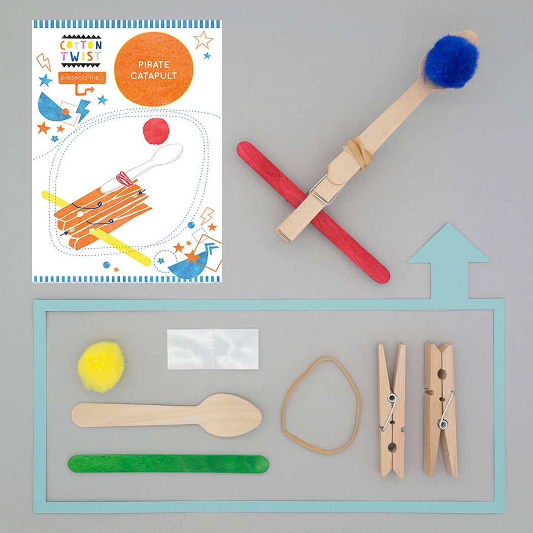 Faites votre propre catapulte pirate  Cotton Twist Faites votre propre catapulte pirate myplayground