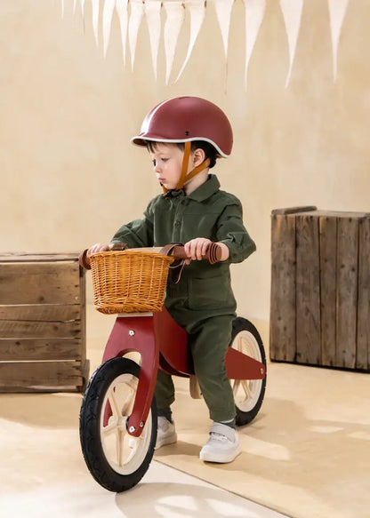 Panier à vélo en osier