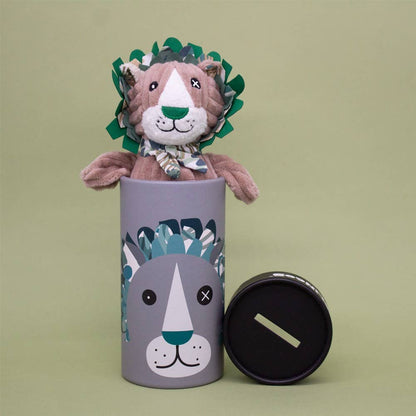 Petit Jelekros le lion Simply Plush avec coffret cadeau