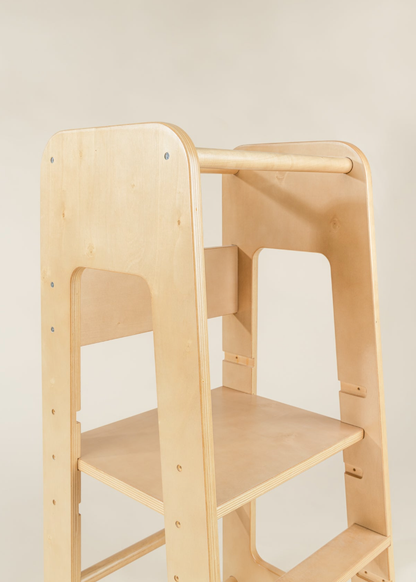 Nouvelle tour éducative en bois naturel