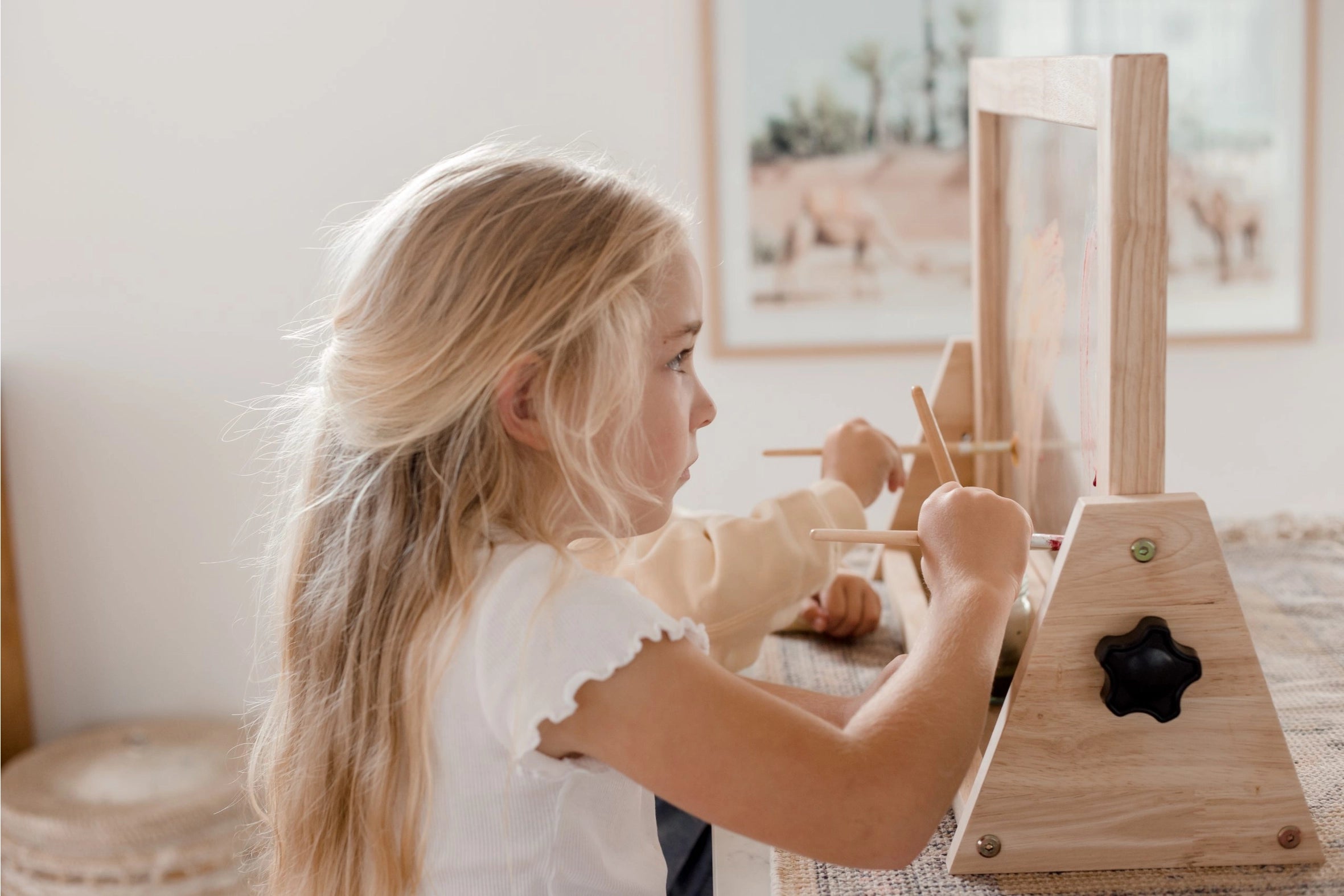 Chevalet de table 4 en 1  QToys USA Chevalet de table 4 en 1 myplayground