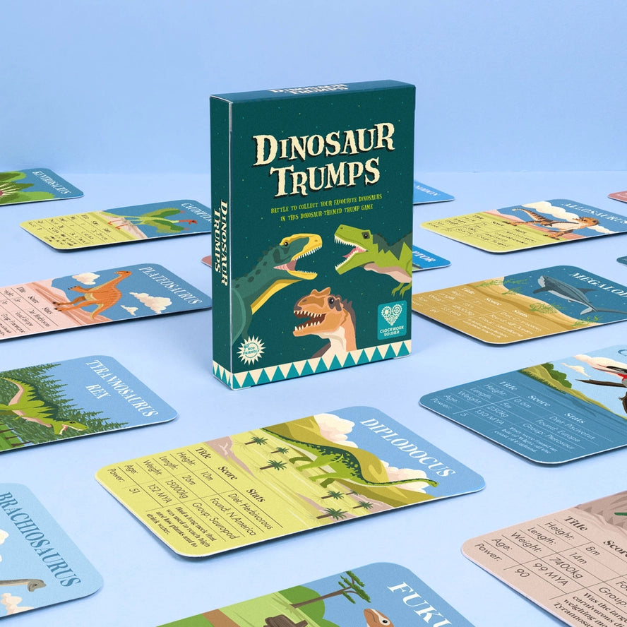 Jeu de Cartes Dinosaur Trumps - Clockwork Soldier  Clockwork Soldier Jeu de Cartes Dinosaur Trumps - Clockwork Soldier myplayground