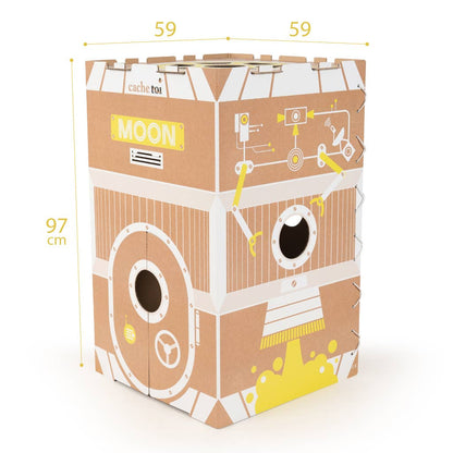 CACHE TOI cabane pliable made in France en carton - MOON