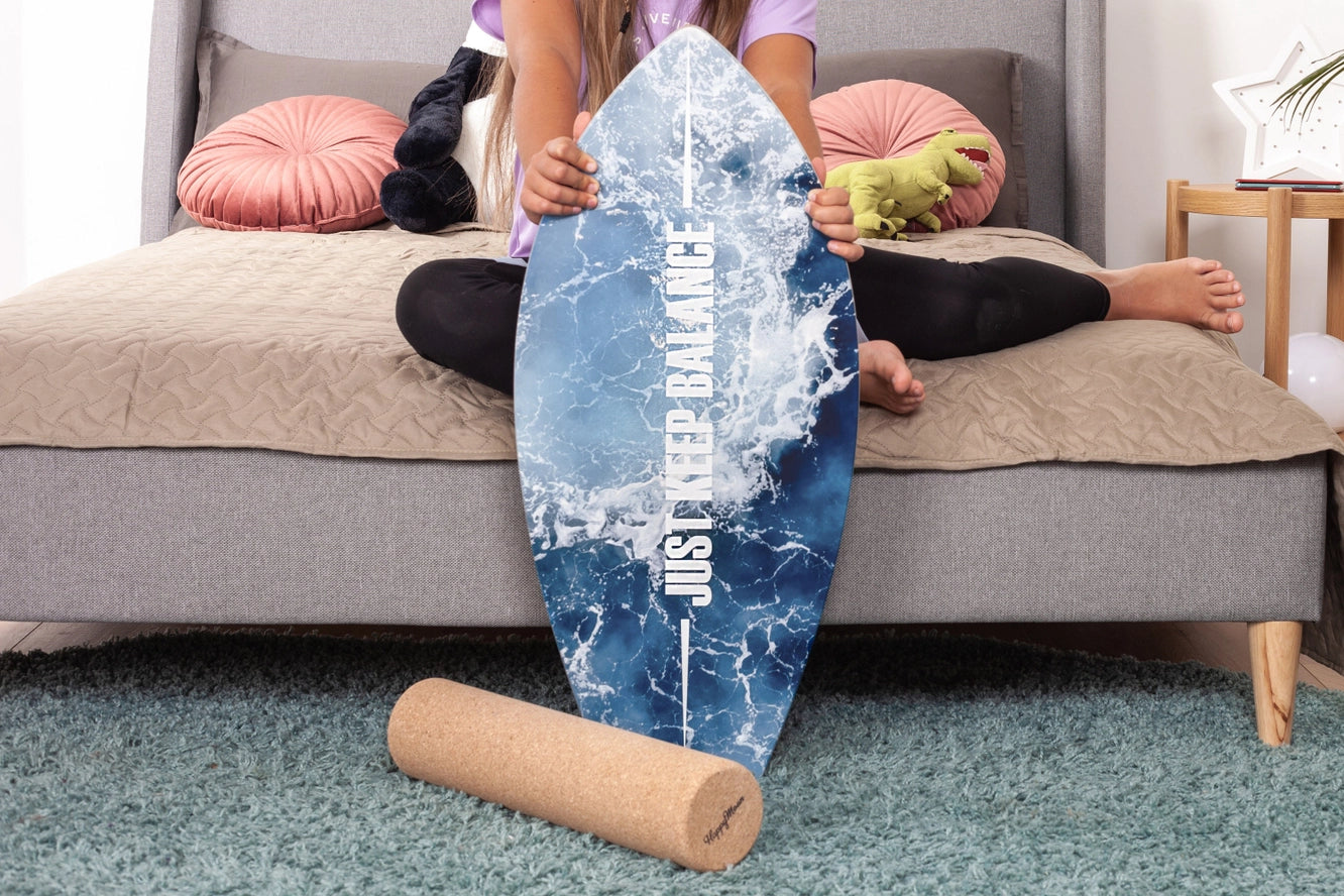 Planche d'Équilibre Artisanale - Happymoon  HappyMoon Planche d'Équilibre Artisanale - Happymoon myplayground
