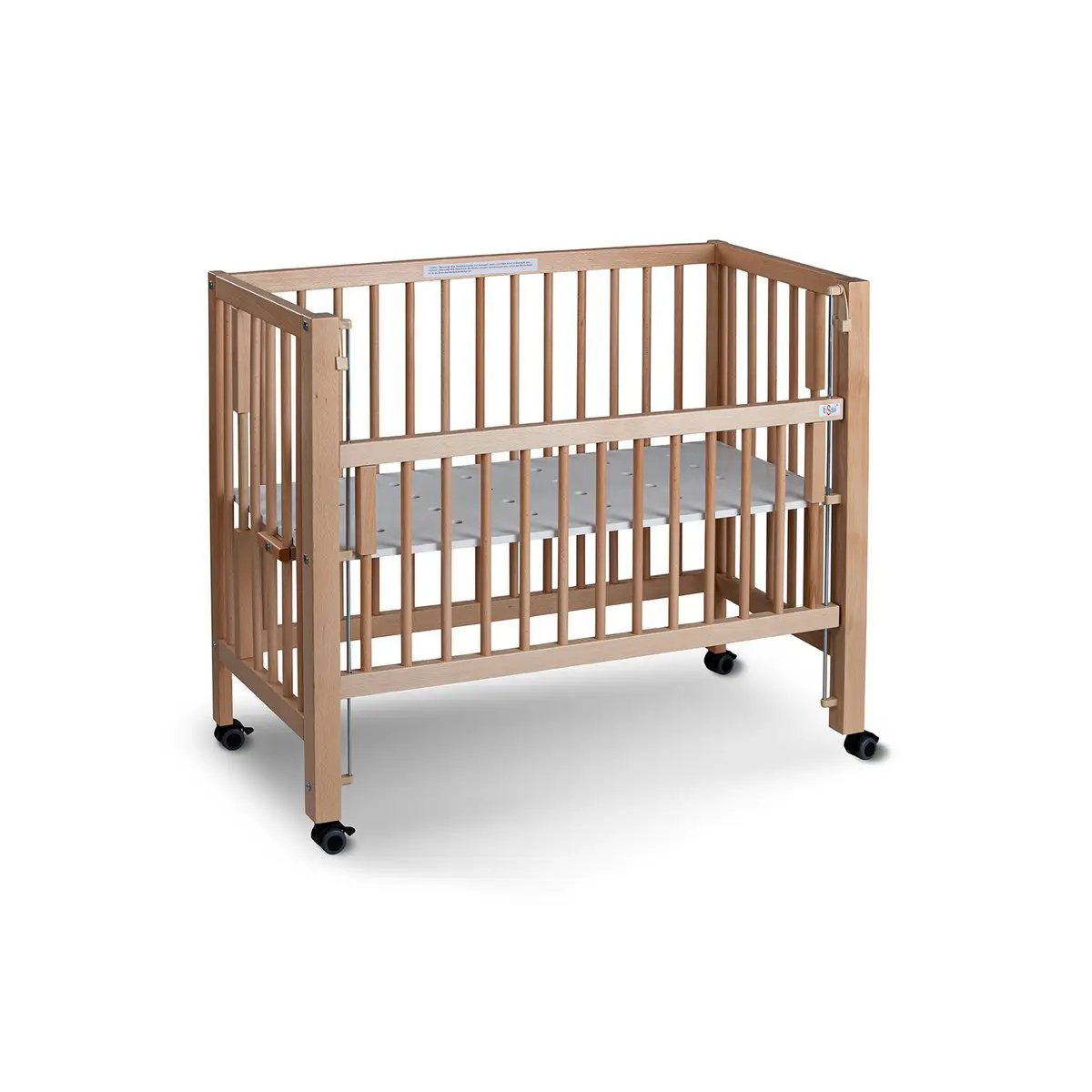Lit d'appoint Sophie en hêtre naturel, 40x90 cm – tiSsi
