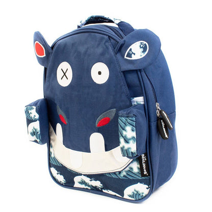 Sac à dos de 12,5 pouces (32 cm) Hippipos l'hippopotame