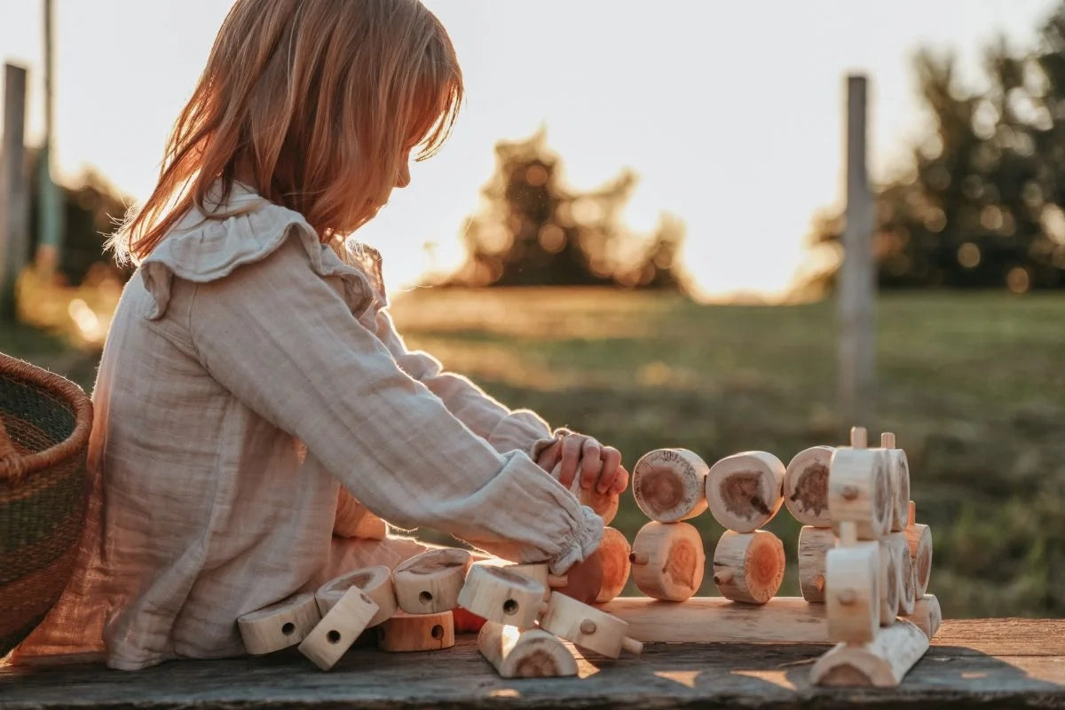 Set de construction d'arbres 40 pièces  QToys USA Set de construction d'arbres 40 pièces myplayground