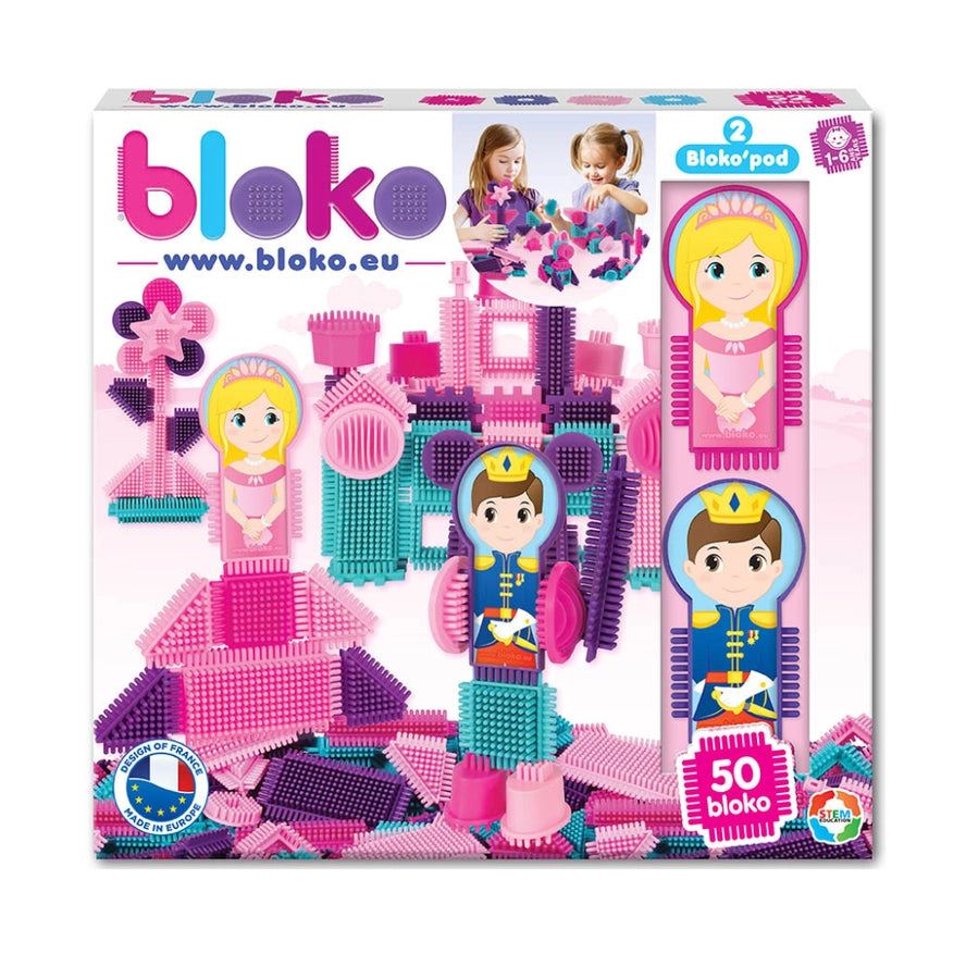 Coffret 50 Bloko - Princesse et Prince - Bloko  Bloko Coffret 50 Bloko - Princesse et Prince - Bloko myplayground