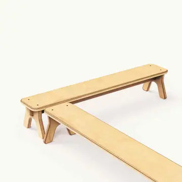 PlayBeam Poutre d'équilibre en bois pour enfants - Jeu Montessori