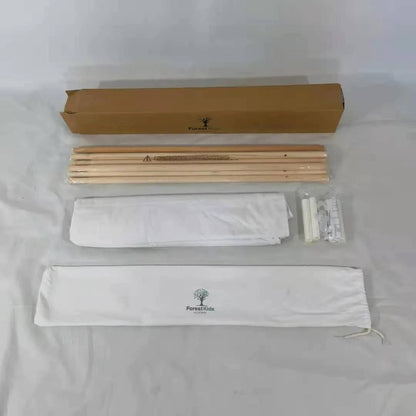 Tente de jeu tipi nordique pour enfants en toile 100 % coton