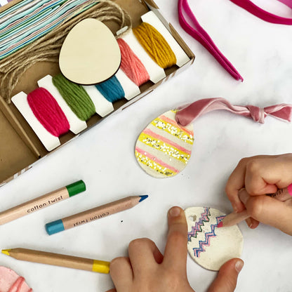 Kit de décoration en pâte à sel de Pâques