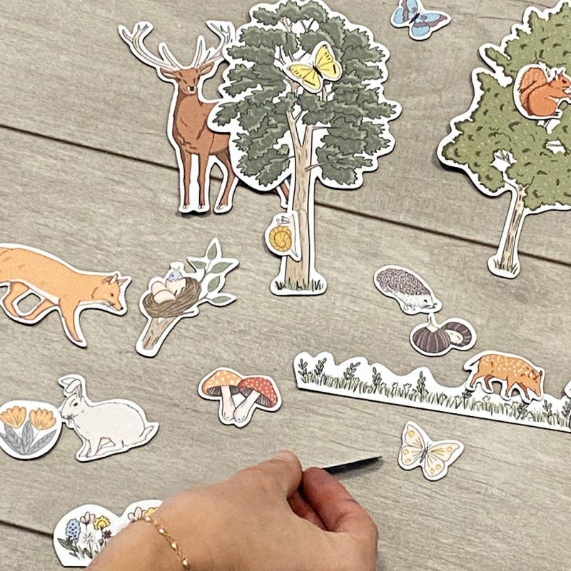 Jeu de magnets - dans la forêt  Ferflex Jeu de magnets - dans la forêt myplayground