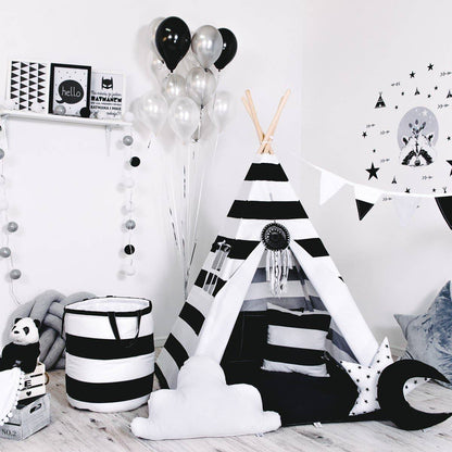 Ensemble de tipi pour enfant Panda dans le ciel