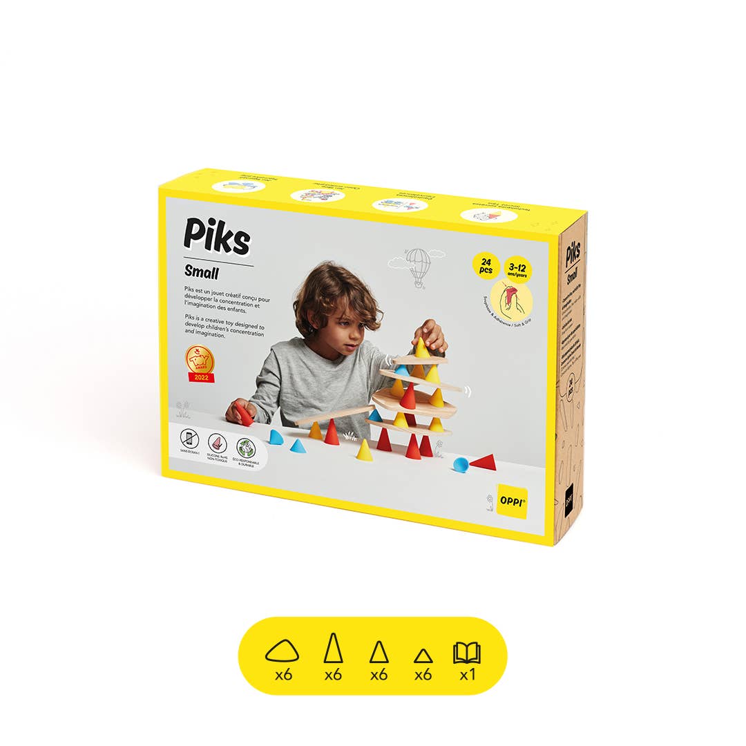 Piks Small Kit - Jouet en bois de construction éducatif  OPPI Piks Small Kit - Jouet en bois de construction éducatif myplayground