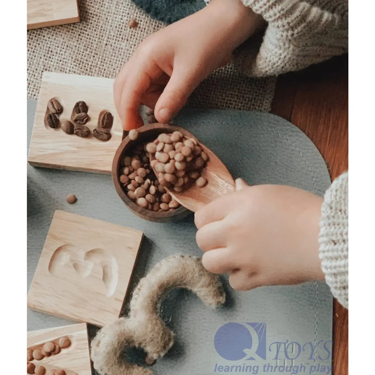 Cuiller en bois  QToys USA Cuiller en bois myplayground
