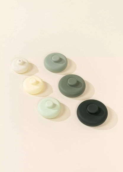 Ensemble de 6 anneaux empilables en silicone