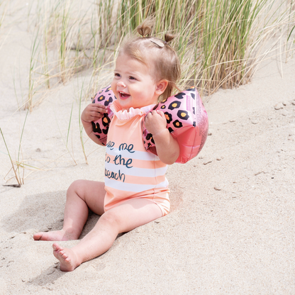 Brassards imprimé léopard rose Swim Essentials - Accessoire de Natation ( 0-2 ans )