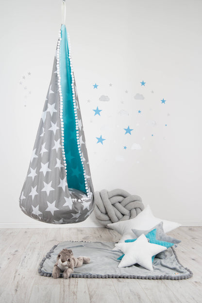 Balançoire à Cocoon Suspendue Undersky Star - Accessoire de Jeu pour Enfants