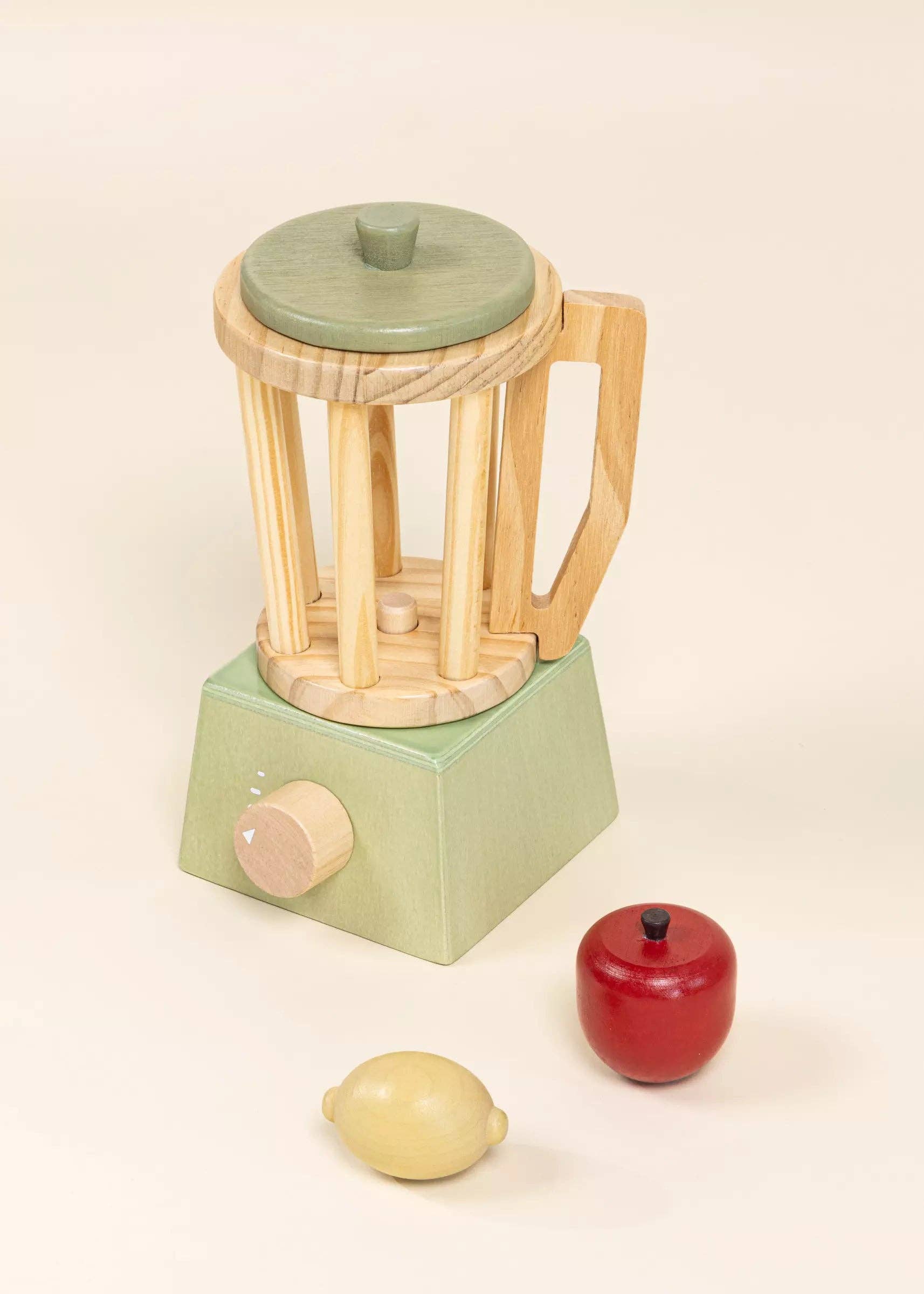 Mixeur en bois - Seafoam  Coco Village Mixeur en bois - Seafoam myplayground