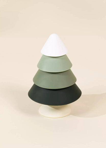 Ensemble forestier empilable en silicone (16 pièces)