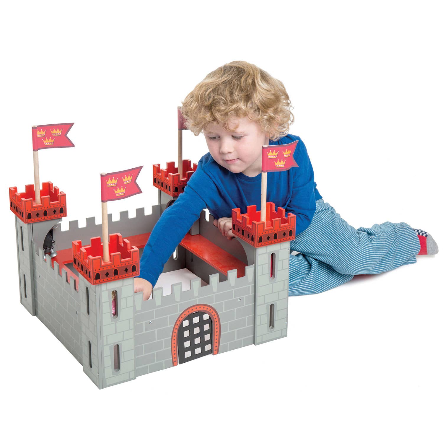 Mon premier château rouge - Jeu éducatif enfant  Le Toy Van Mon premier château rouge - Jeu éducatif enfant myplayground