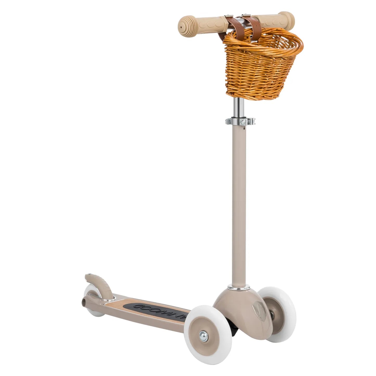 trottinette enfant - beige, 2 à 5 ans, 3 roues - banwood