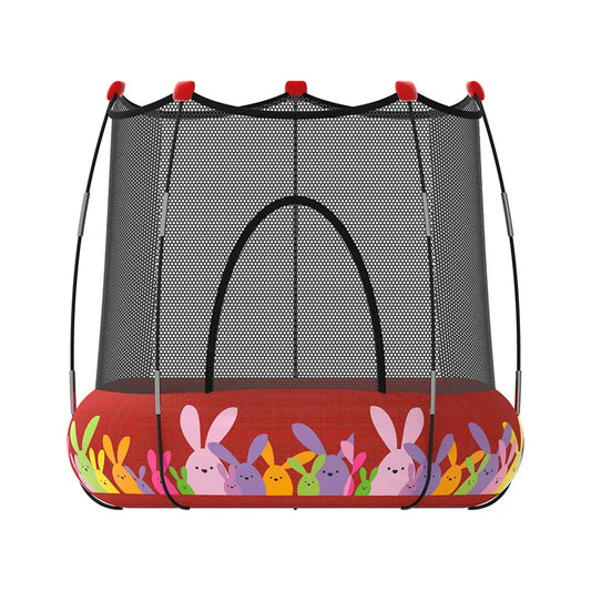 Kohala | Aire de jeux et trampoline 2 en 1 - Rouge ou bleu
