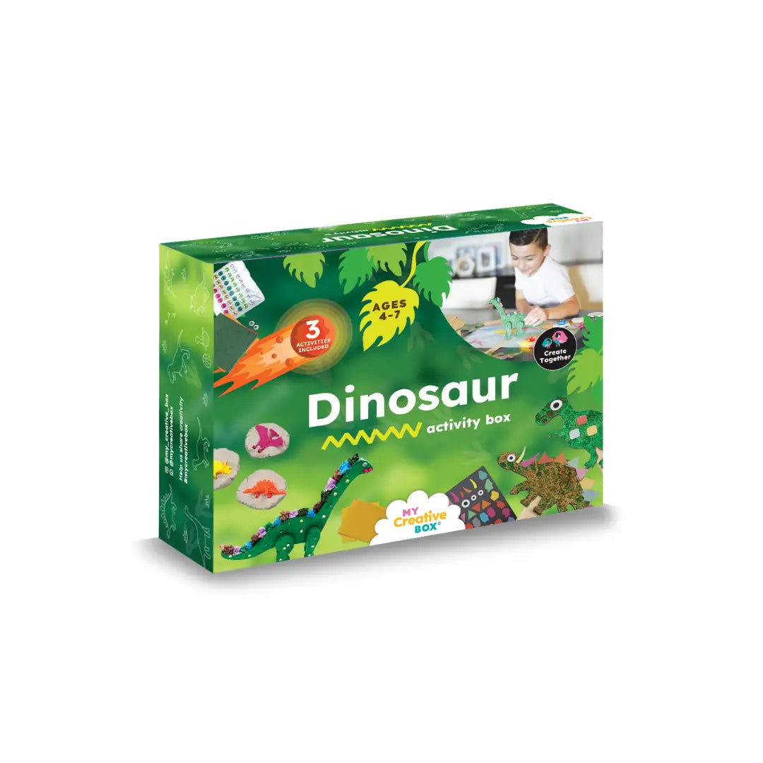 Mini kit créatif sur les dinosaures - My Creative Box  My Creative Box Mini kit créatif sur les dinosaures - My Creative Box myplayground