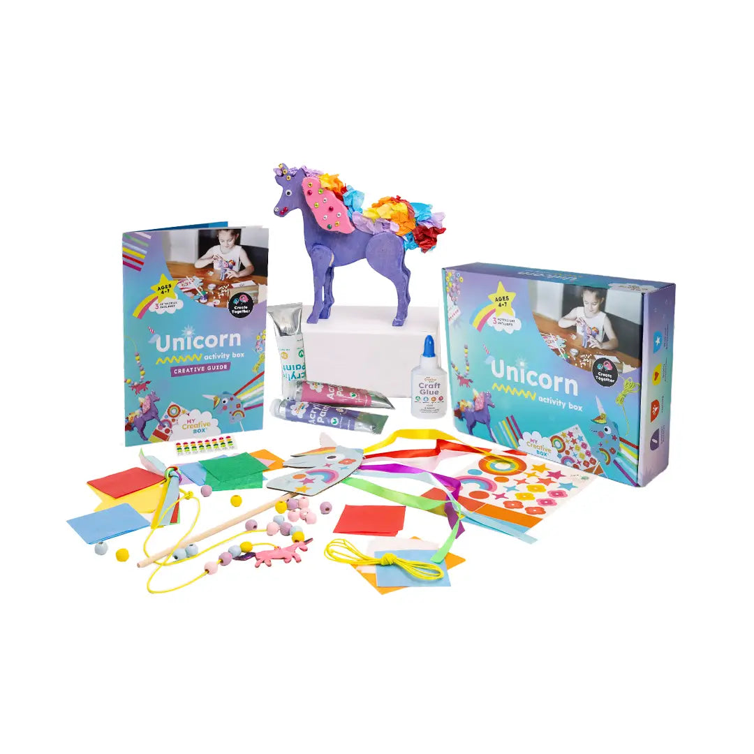 Mini kit créatif Unicorn - My Creative Box  My Creative Box Mini kit créatif Unicorn - My Creative Box myplayground