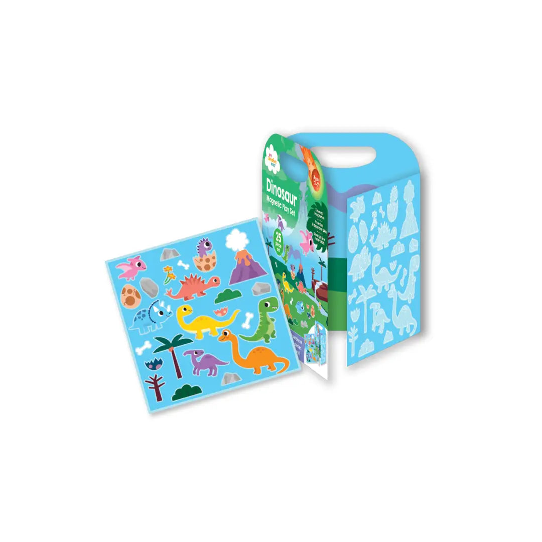 Set de jeu magnétique Dinosaure - My Creative Box  My Creative Box Set de jeu magnétique Dinosaure - My Creative Box myplayground