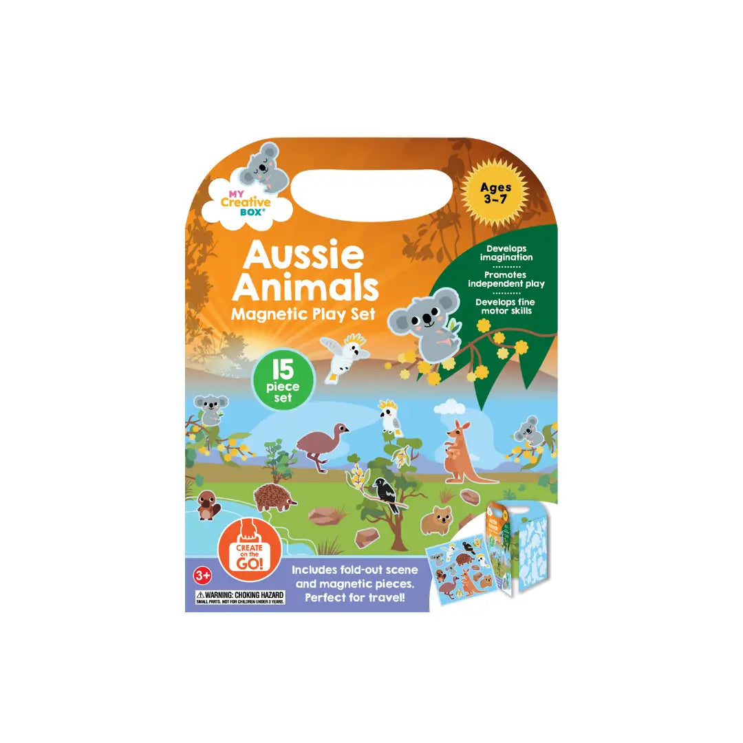 Set de jeu magnétique Aussie Animals - My Creative Box  My Creative Box Set de jeu magnétique Aussie Animals - My Creative Box myplayground