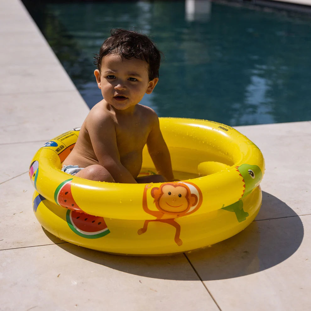 Piscine à imprimé safari jaune 60 cm  - Swim Essentials  Swim Essentials Piscine à imprimé safari jaune 60 cm  - Swim Essentials myplayground