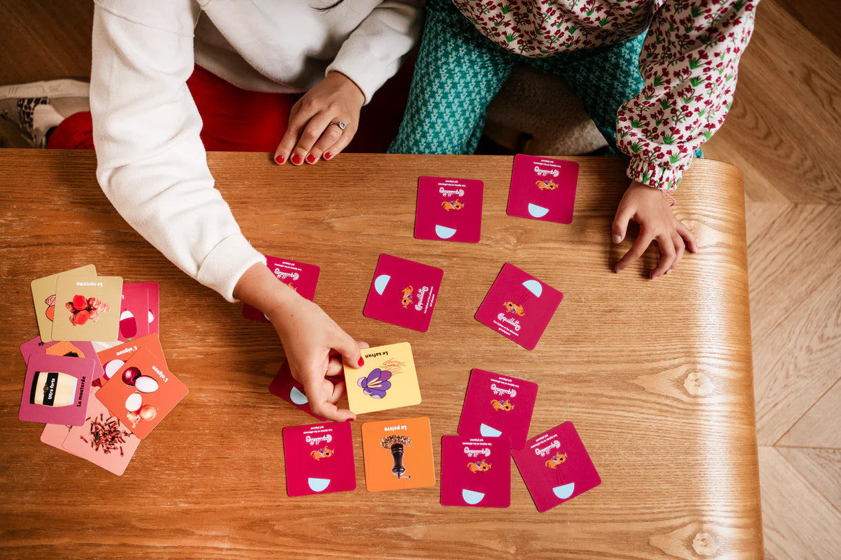 Jeu de memory : les épices et le piquant - Coquillettes Club
