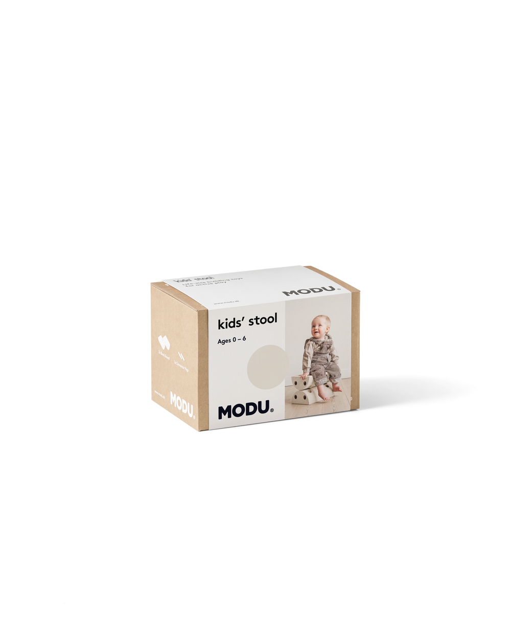 Tabouret enfant - Sand Grey - Modu
