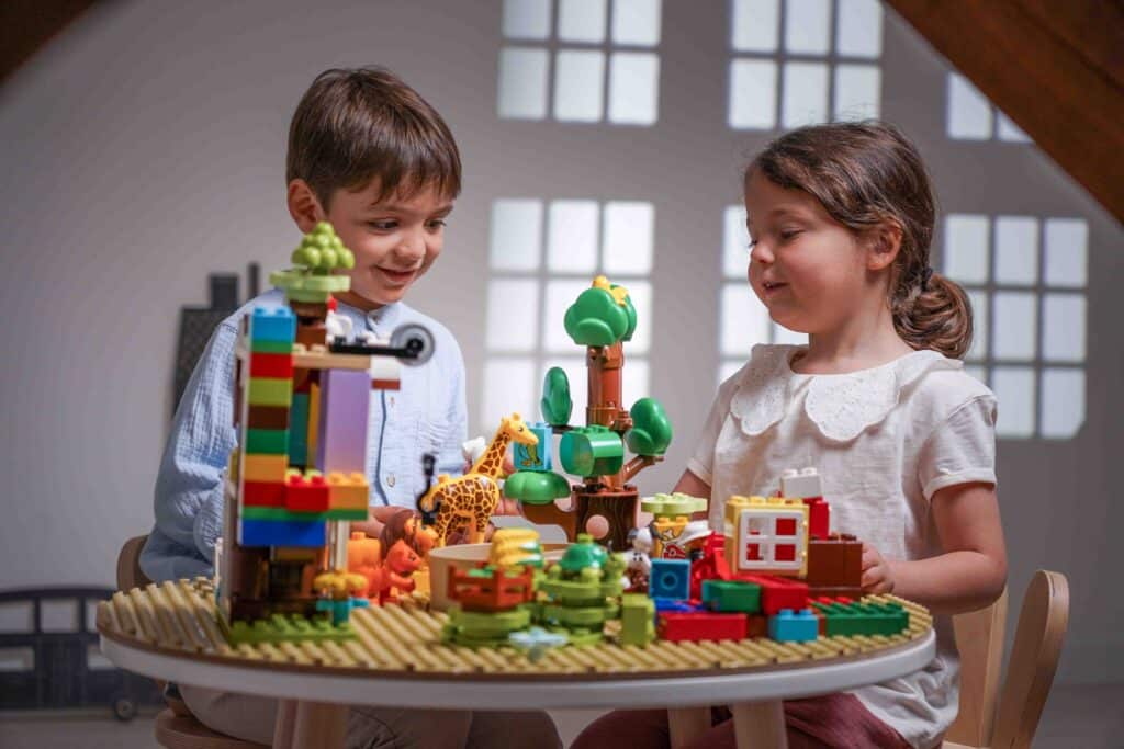 Play & Build MAXI – Plateau compatible DUPLO® pour enfants de 2 à 5 ans