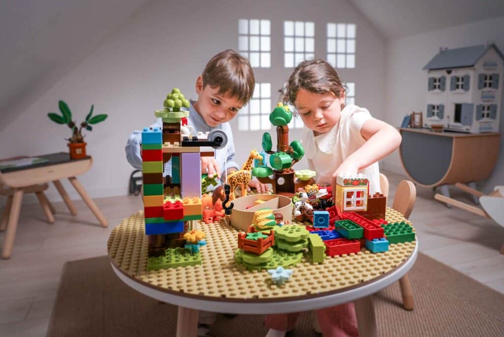 Play & Build MAXI – Plateau compatible DUPLO® pour enfants de 2 à 5 ans