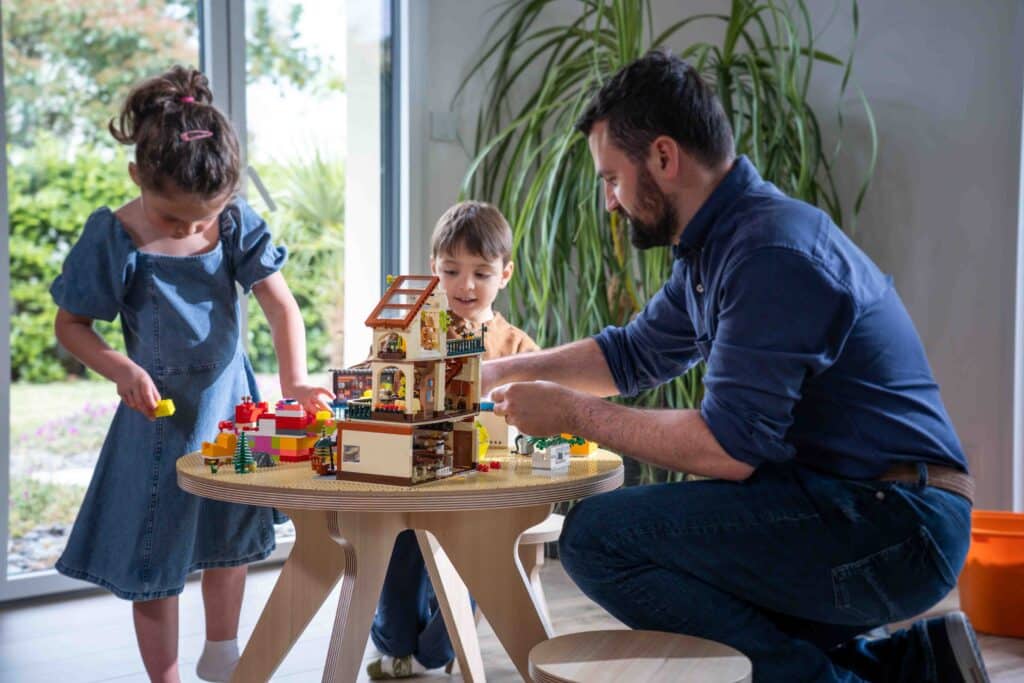 Play & Build MINI – Plateau compatible LEGO® pour enfants de 5 à 10 ans