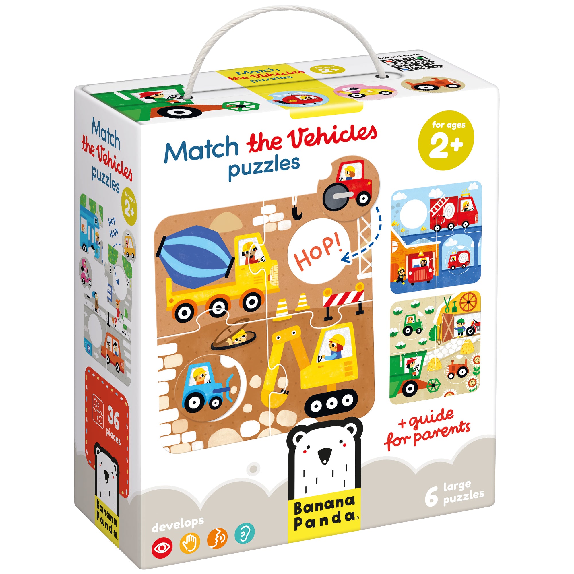 Puzzle Associe les Véhicules - Banana Panda  Banana Panda Puzzle Associe les Véhicules - Banana Panda myplayground