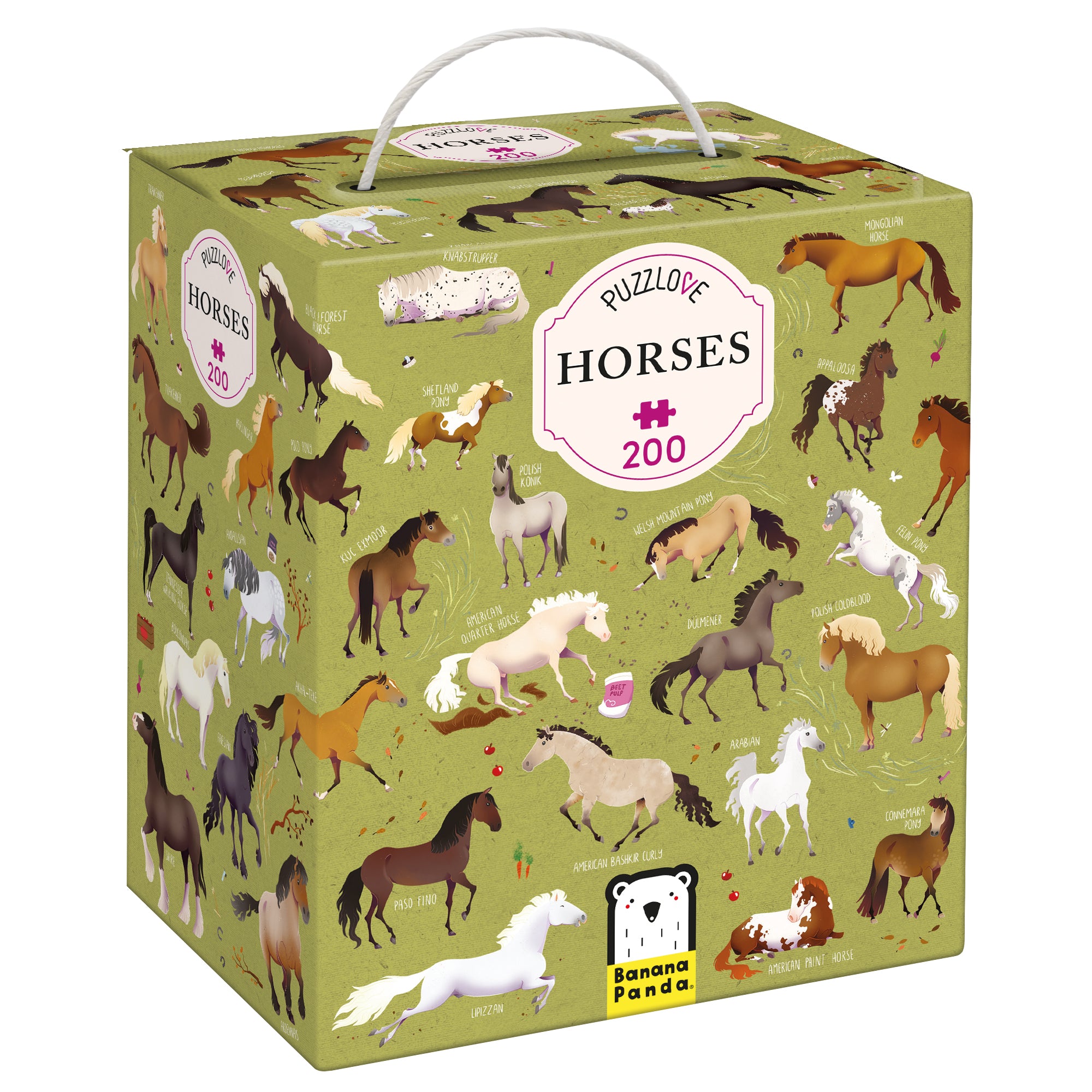 Puzzle Puzzlove Chevaux - Banana Panda  Banana Panda Puzzle Puzzlove Chevaux - Banana Panda myplayground