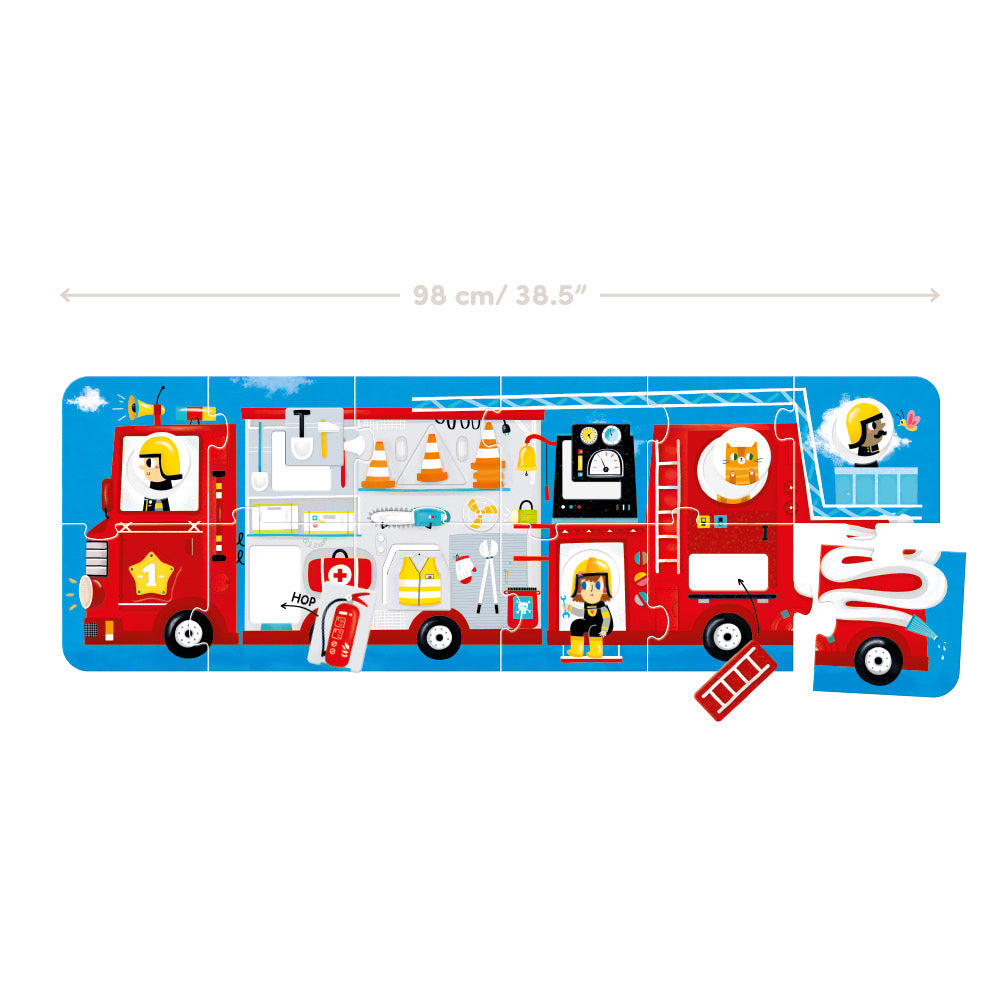 Puzzle Crée une Paire - Camion de Pompiers - Banana Panda  Banana Panda Puzzle Crée une Paire - Camion de Pompiers - Banana Panda myplayground
