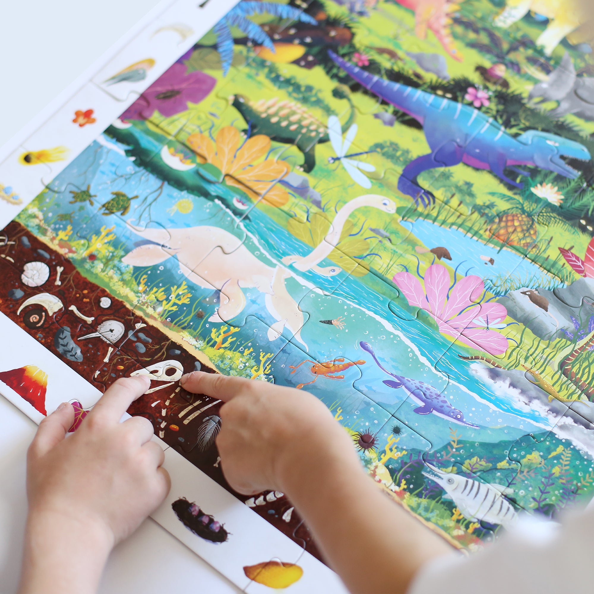 Puzzle d'Observation - Dinosaures - Banana Panda  Banana Panda Puzzle d'Observation - Dinosaures - Banana Panda myplayground