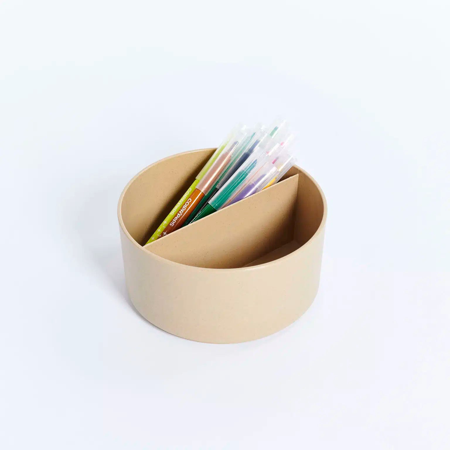 Pot à crayons en bois - plastique recyclé