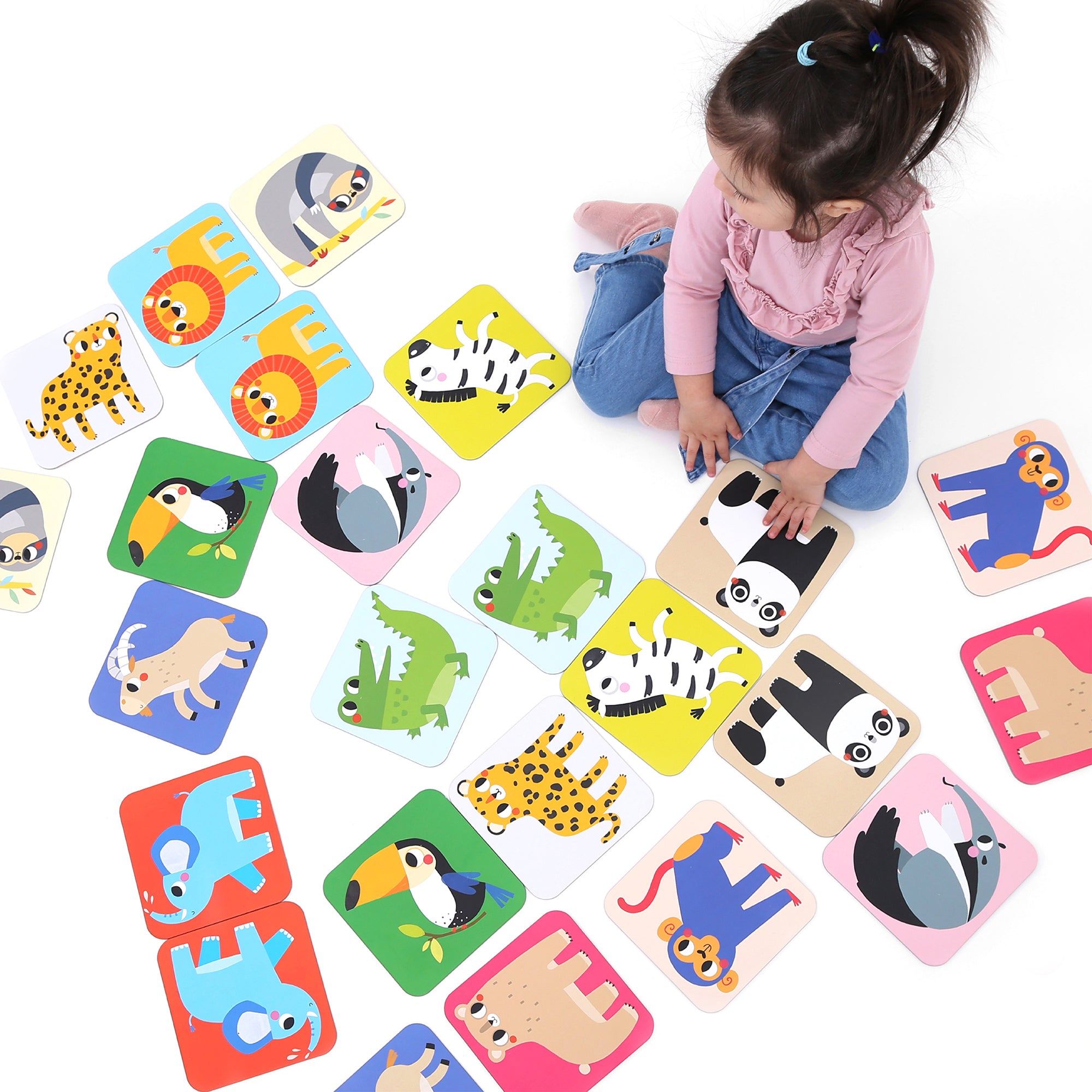 Super Grand Jeu de Mémoire - Animaux Sauvages - Banana Panda  Banana Panda Super Grand Jeu de Mémoire - Animaux Sauvages - Banana Panda myplayground