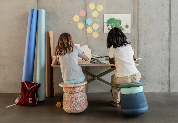 Stapelstein® Dynamic Small – Ensemble tabouret pour enfants favorisant l'équilibre et la motricité dès 3 ans