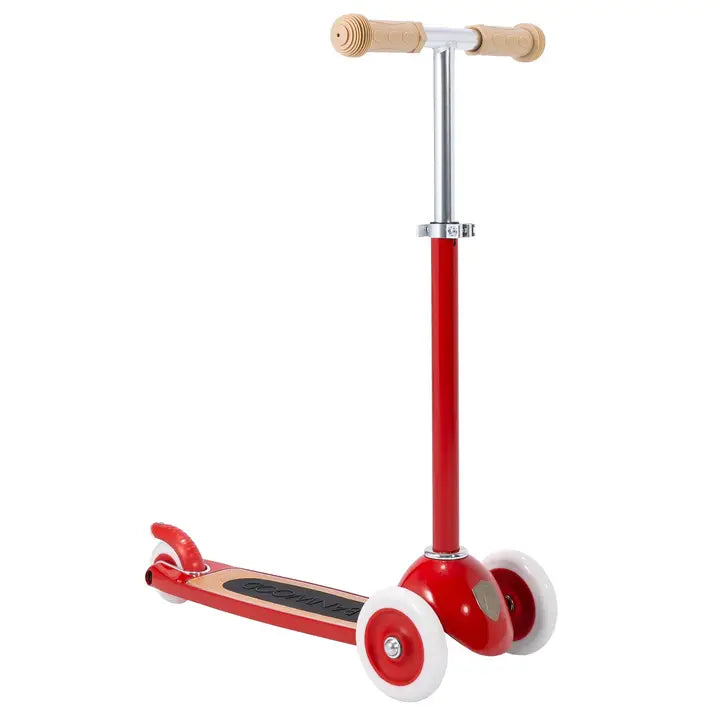 trottinette enfant - 2 à 5 ans - 3 roues - rouge - jeu de motricité - banwood  Banwood trottinette enfant - 2 à 5 ans - 3 roues - rouge - jeu de motricité - banwood myplayground