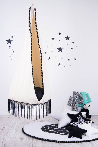Balançoire Suspendue Cocoon Dancing Vent - Accessoire de Jeu pour Enfants