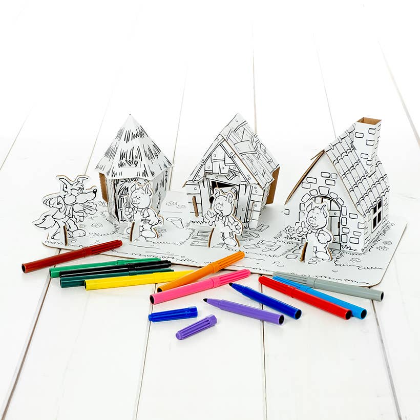 Trois petits cochons  Calafant Trois petits cochons myplayground