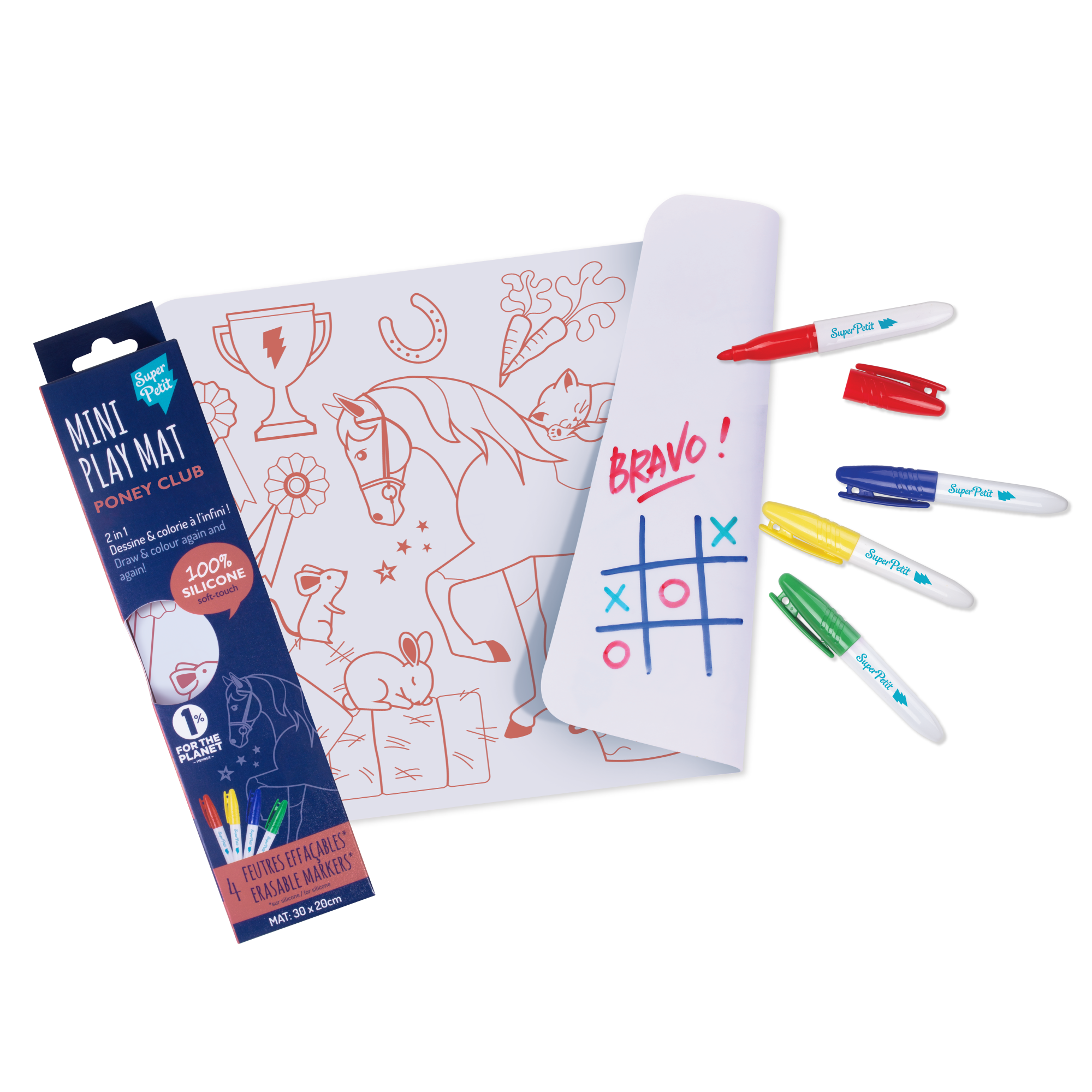 PONEY CLUB-MiniPlaymat 2en1  SuperPetit PONEY CLUB-MiniPlaymat 2en1 myplayground