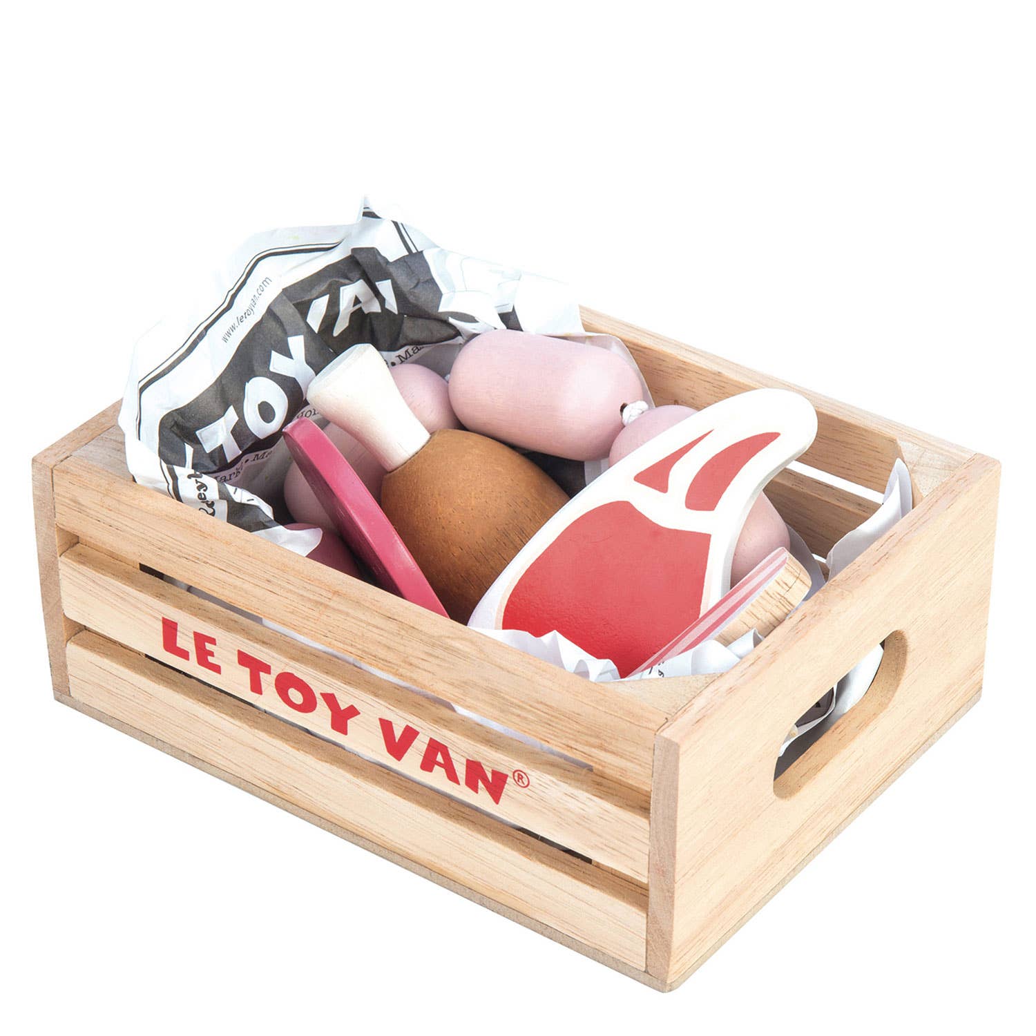 Liste du marché des produits à la viande - Jeu sensoriel enfant  Le Toy Van Liste du marché des produits à la viande - Jeu sensoriel enfant myplayground